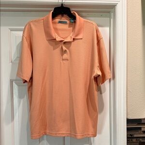 Izod Men's Peach Polo Shirt